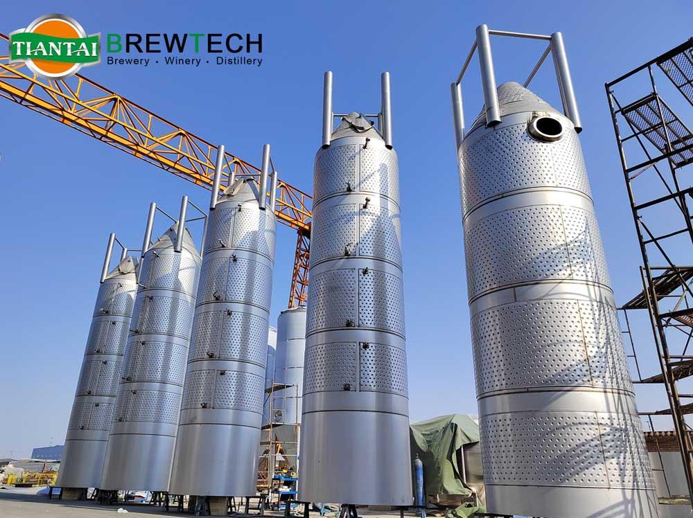 200 bbl Jacketed conical ferm